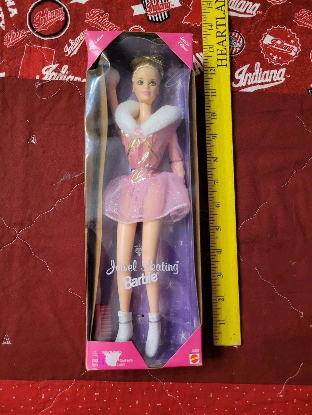 Jewel Skating Barbie Doll Special Edition Pink Dress 1998 Mattel Walmart